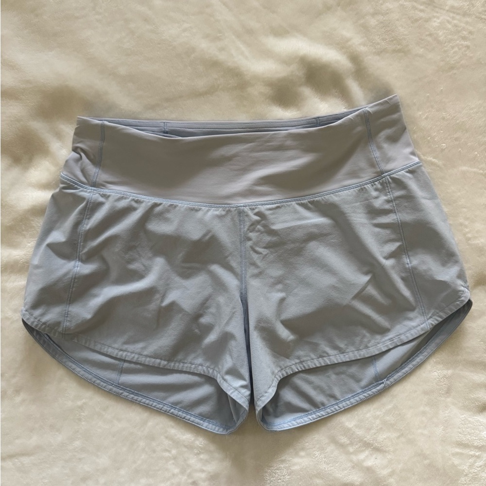 Lululemon 6 tall shorts baby Blue